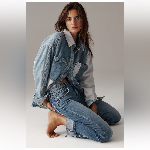 Free People NWT Mountain Roads Shirt Size Medium in Mixed Combo - Picture 2 of 16